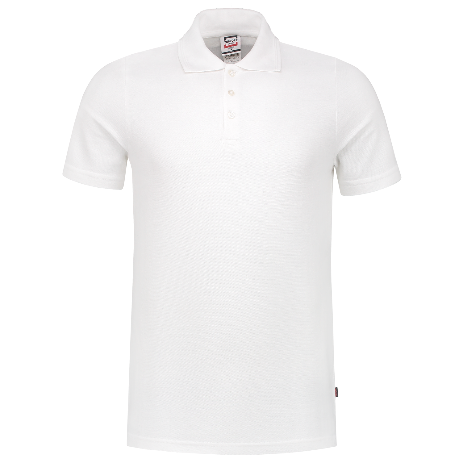 Tricorp Casual 60 Graden Poloshirts 201020 wit(white)
