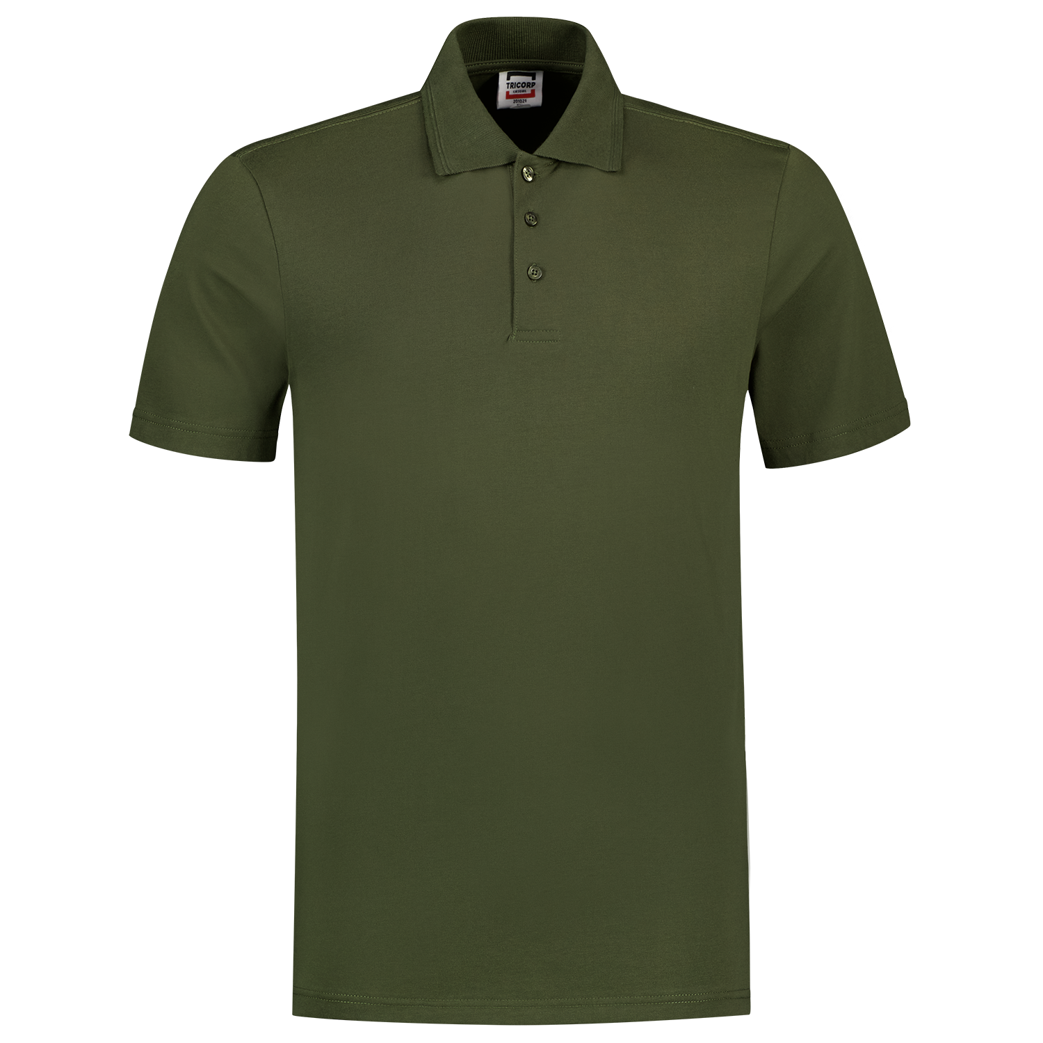 Tricorp Casual 60 Graden Poloshirts 201021 legergroen(army)