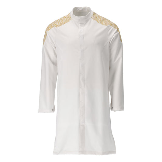 Mascot Food & care Stofjas 20154-511 stretch wit-kerriegeel(0670)