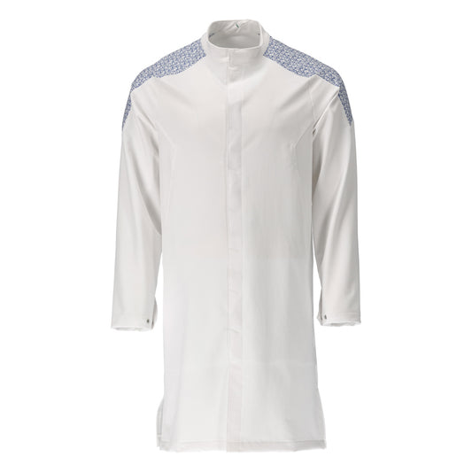 Mascot Food & care Stofjas 20154-511 stretch wit-helder blauw(0691)