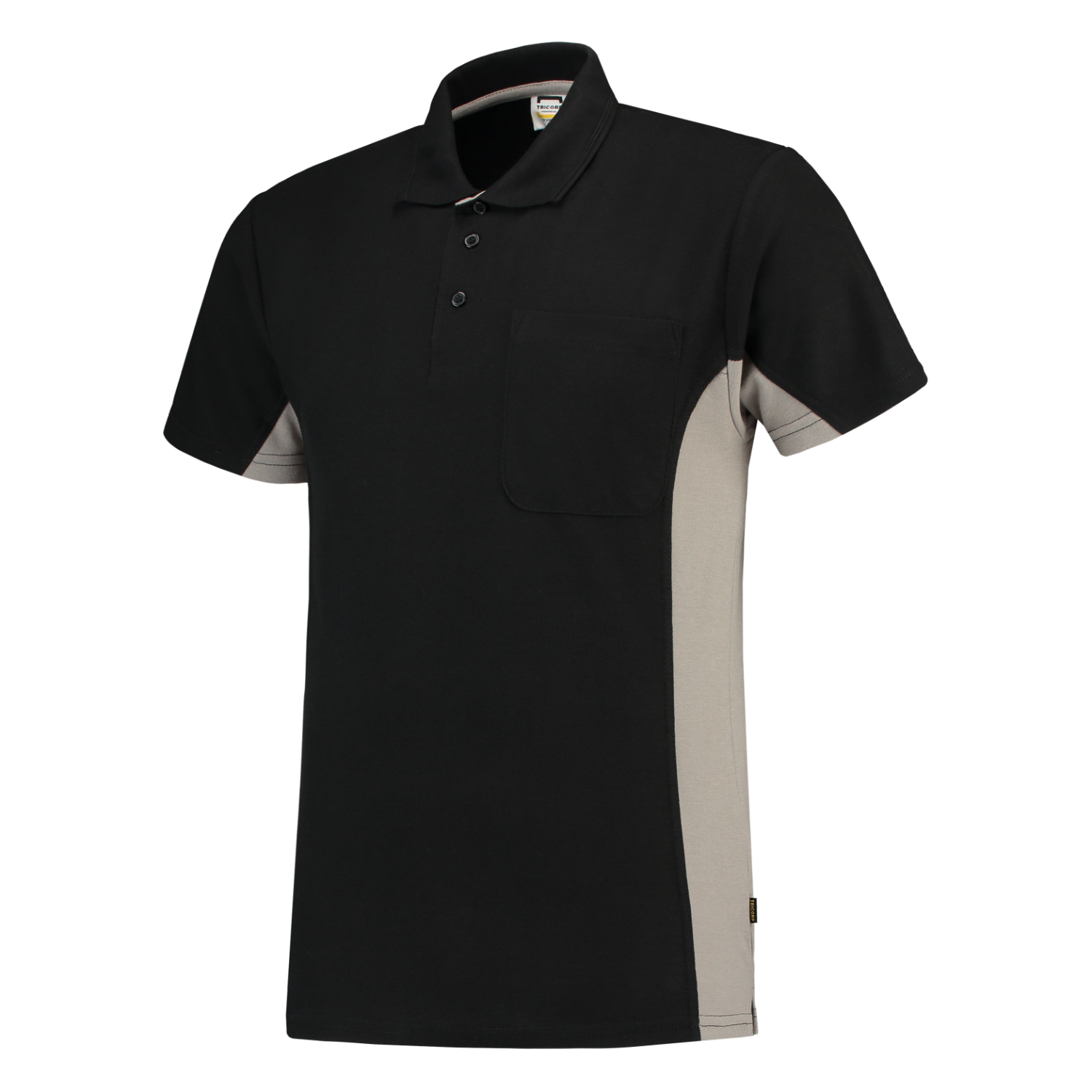 Tricorp Workwear Poloshirts 202002-TP2000 zwart-grijs(blackgrey)
