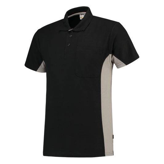 Tricorp Workwear Bicolor Poloshirts 202002-TP2000 zwart-grijs(blackgrey)