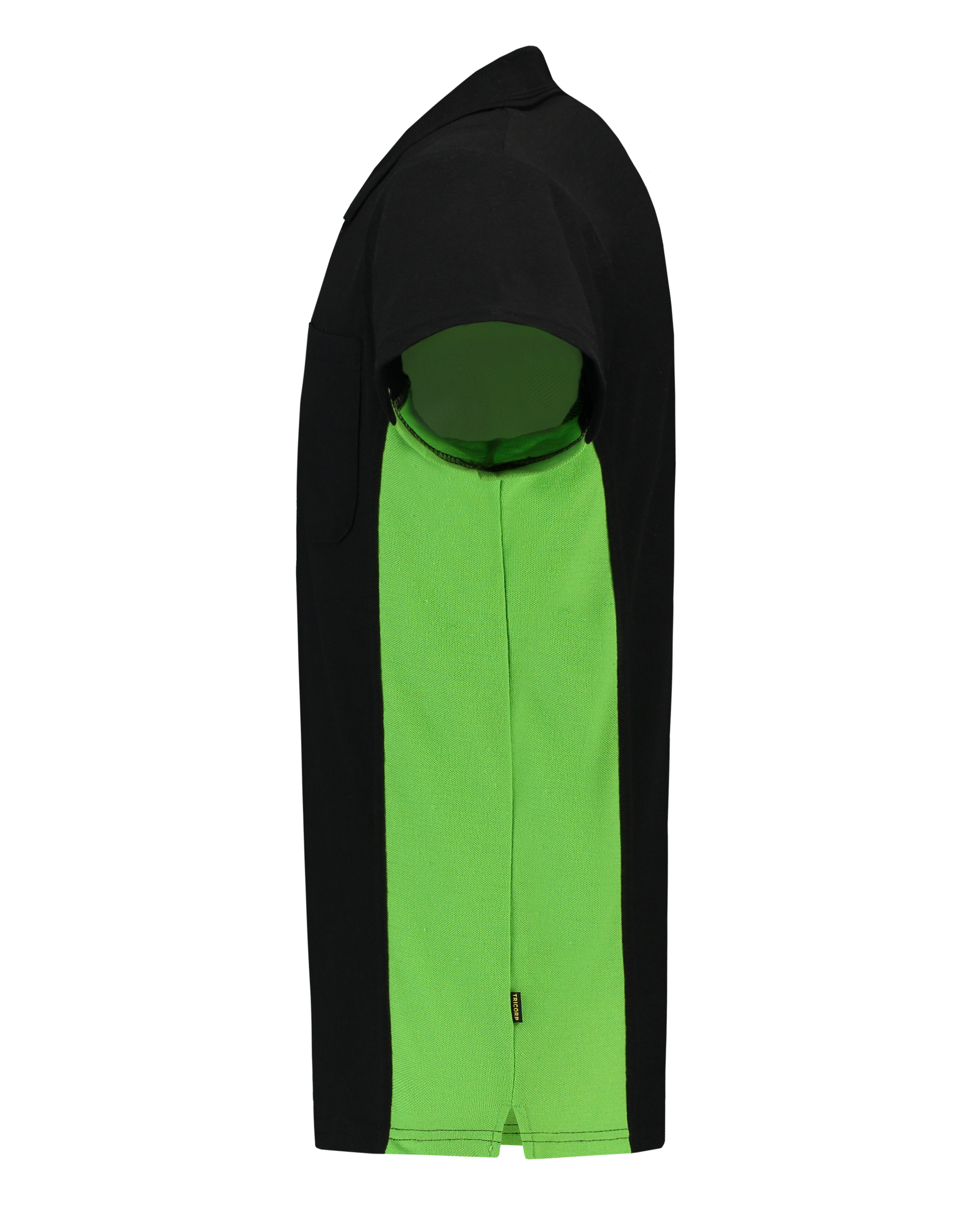 Tricorp Workwear Poloshirts 202002-TP2000 zwart-limoen(blacklime)