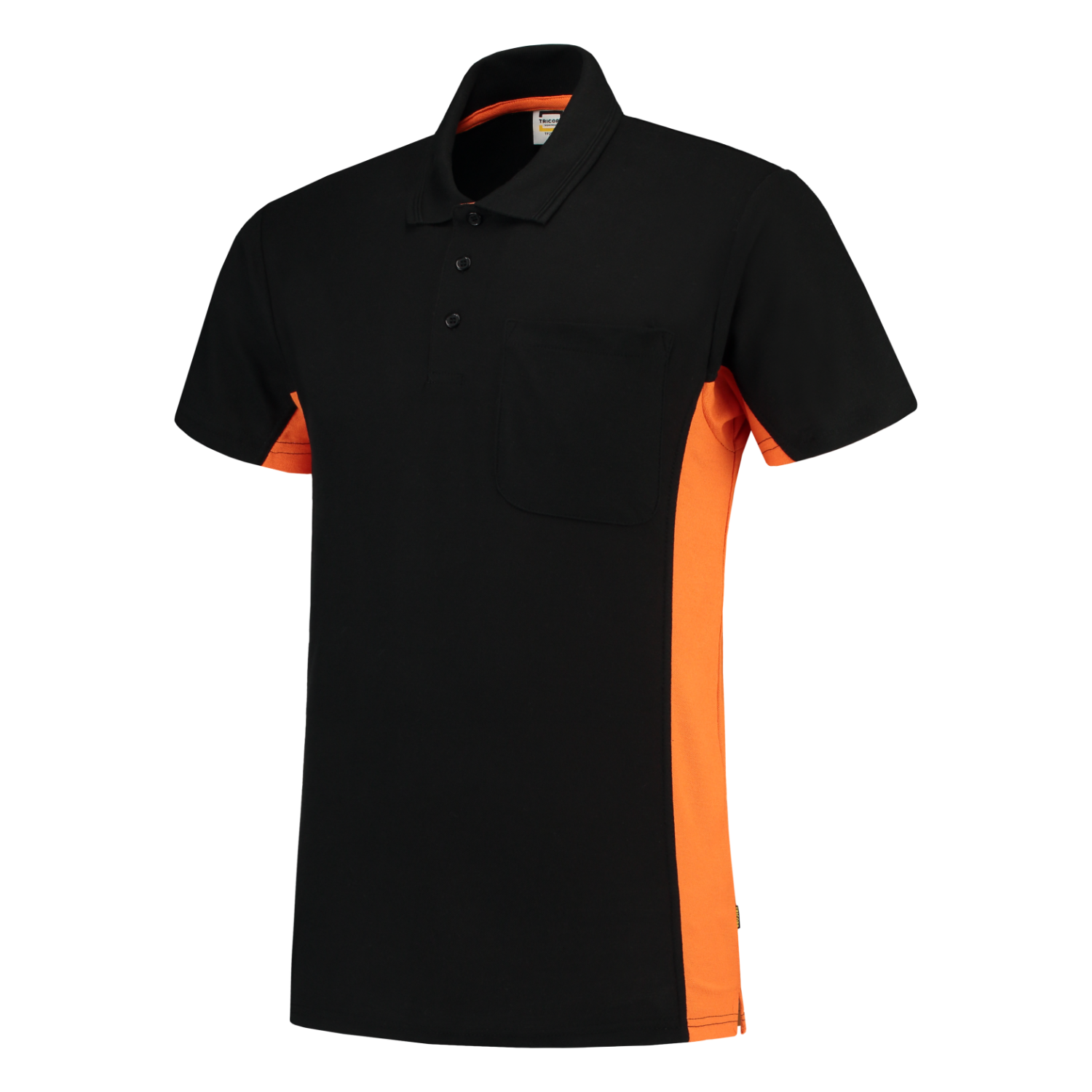 Tricorp Workwear Poloshirts 202002-TP2000 zwart-oranje(blackorange)