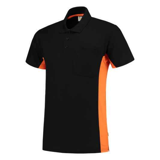 Tricorp Workwear Poloshirts 202002-TP2000 zwart-oranje(blackorange)