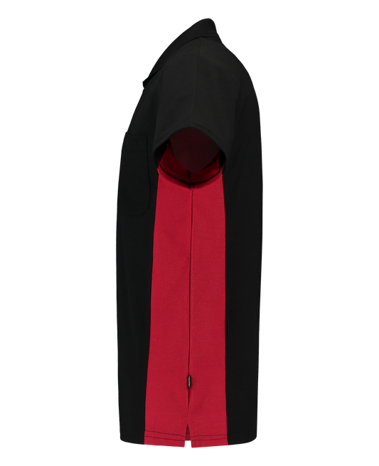 Tricorp Workwear Poloshirts 202002-TP2000 zwart-rood(blackred)