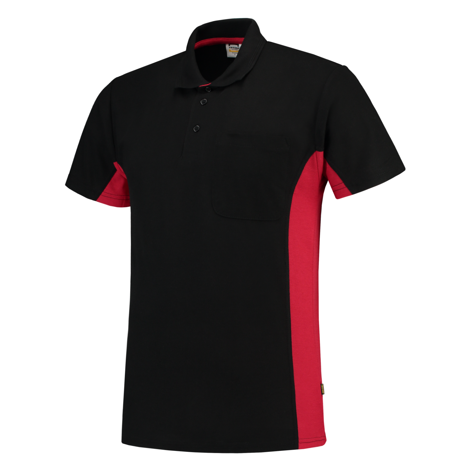 Tricorp Workwear Poloshirts 202002-TP2000 zwart-rood(blackred)