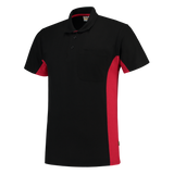 Tricorp Workwear Poloshirts 202002-TP2000 zwart-rood(blackred)