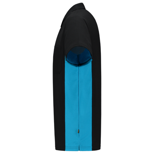 Tricorp Workwear Poloshirts 202002-TP2000 zwart-turkoois(blackturquoise)