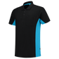 Tricorp Workwear Poloshirts 202002-TP2000 zwart-turkoois(blackturquoise)