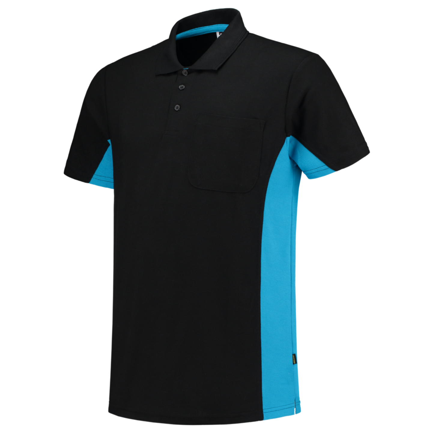 Tricorp Workwear Poloshirts 202002-TP2000 zwart-turkoois(blackturquoise)