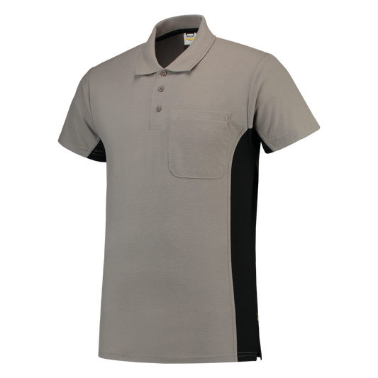 Tricorp Workwear Bicolor Poloshirts 202002-TP2000 grijs-zwart(greyblack)