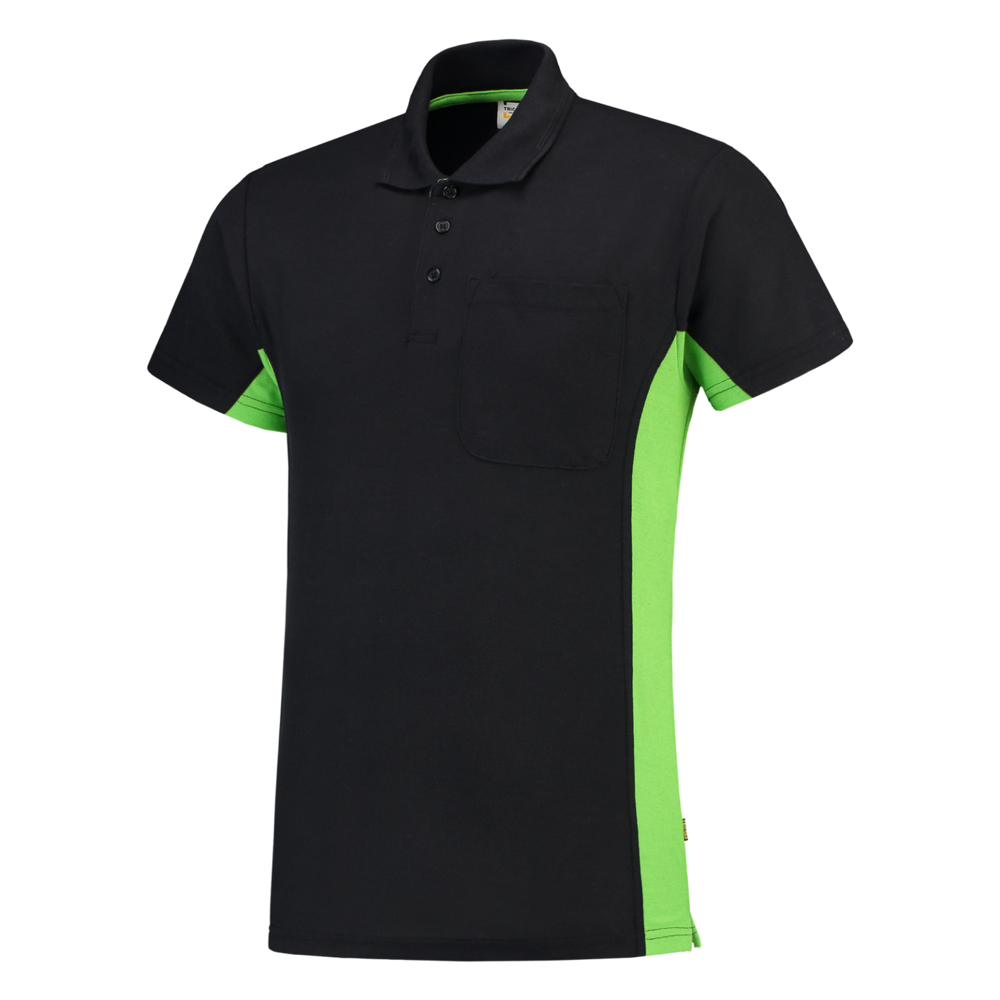 Tricorp Workwear Poloshirts 202002-TP2000 marineblauw-limoen(navylime)