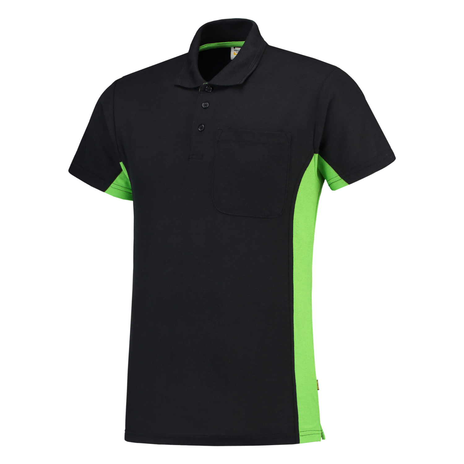 Tricorp Workwear Poloshirts 202002-TP2000 marineblauw-limoen(navylime)