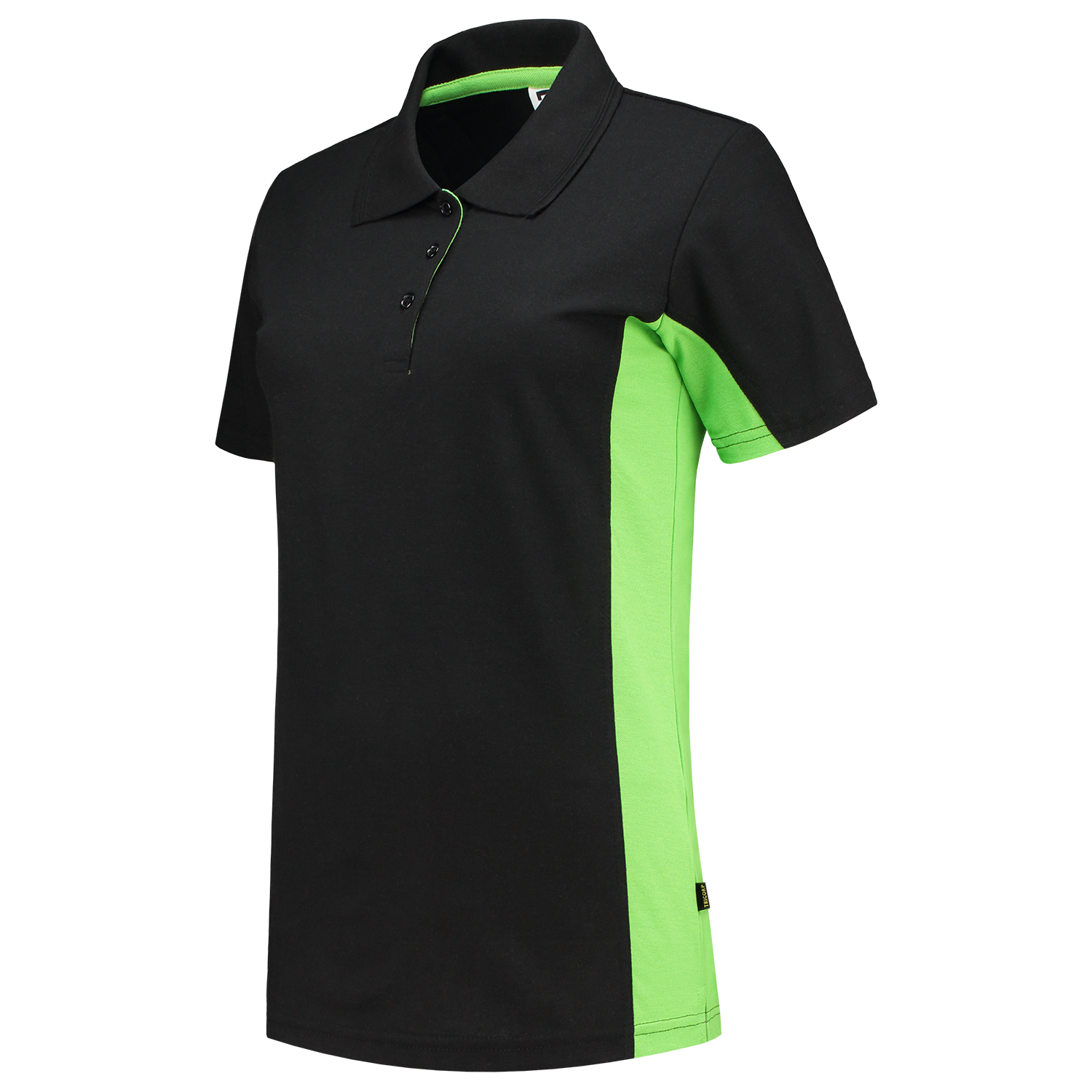 Tricorp Workwear Poloshirts 202003 zwart-limoen(blacklime)