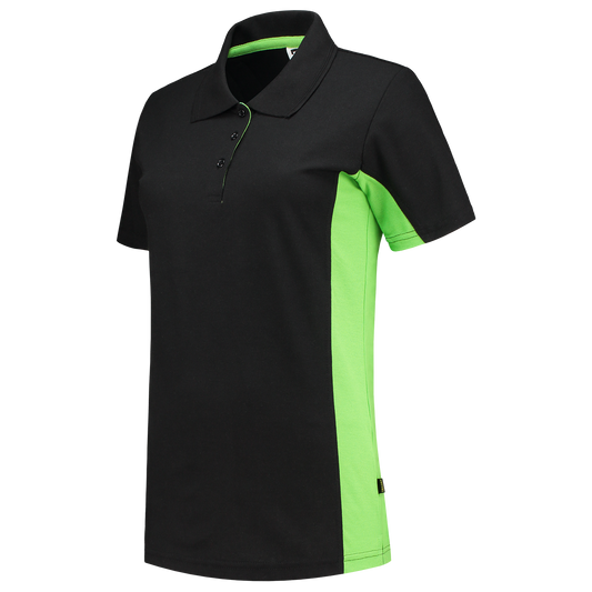 Tricorp Workwear Bicolor Poloshirts 202003 zwart-limoen(blacklime)