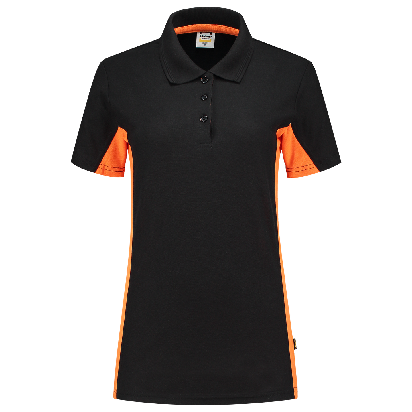 Tricorp Workwear Poloshirts 202003 zwart-oranje(blackorange)