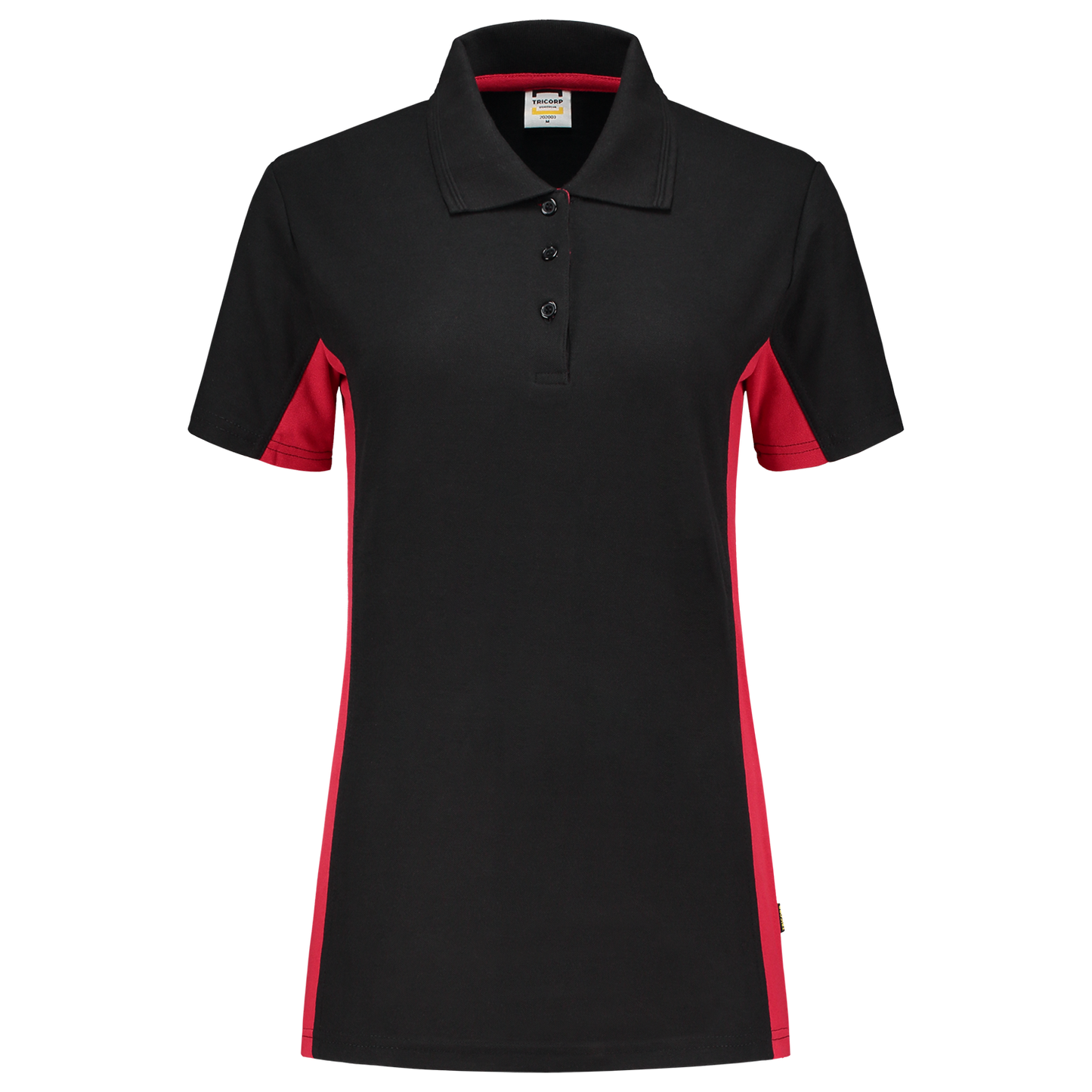 Tricorp Workwear Poloshirts 202003 zwart-rood(blackred)