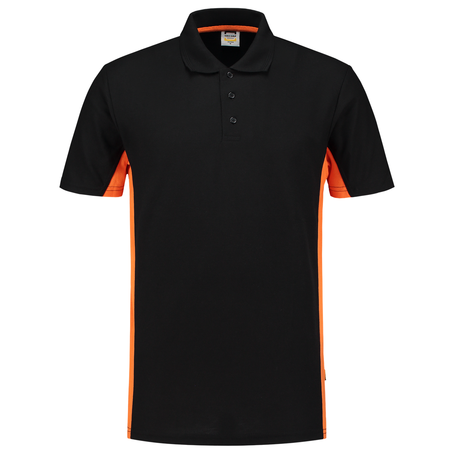 Tricorp Workwear Poloshirts 202004 zwart-oranje(blackorange)