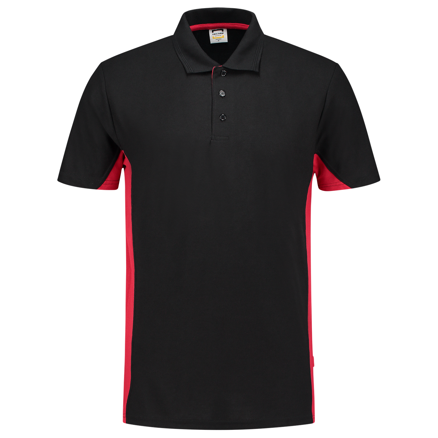 Tricorp Workwear Poloshirts 202004 zwart-rood(blackred)