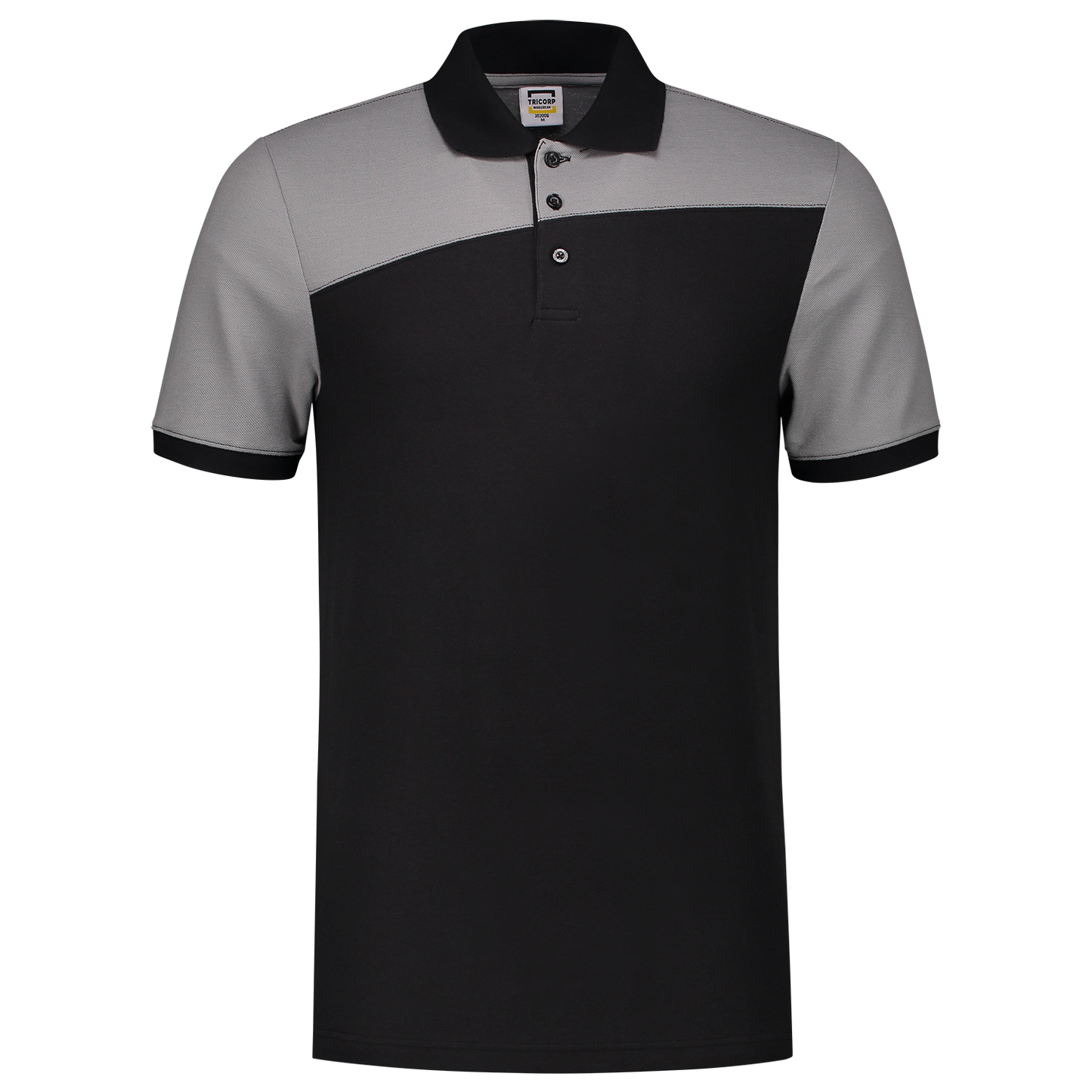 Tricorp Workwear Poloshirts 202006 zwart-grijs(blackgrey)