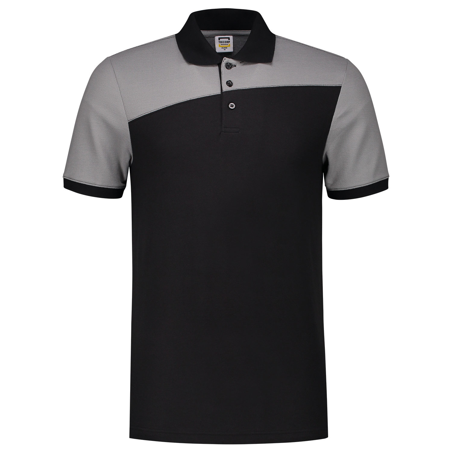 Tricorp Workwear Poloshirts 202006 zwart-grijs(blackgrey)