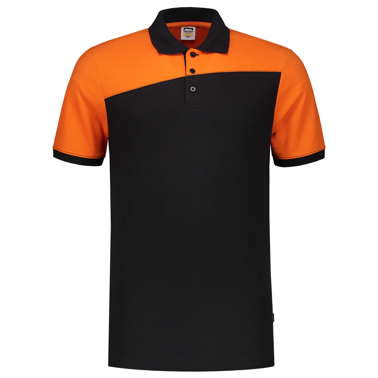 Tricorp Workwear Poloshirts 202006 zwart-oranje(blackorange)