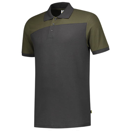 Tricorp Workwear 60 Graden;Bicolor Naden Poloshirts 202006 donkergrijs-legergroen(darkgreyarmy)
