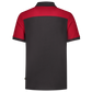 Tricorp Workwear Poloshirts 202006 dronkergrijs-rood(darkgreyred)