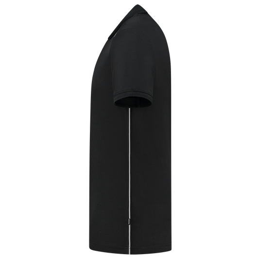 Tricorp Accent Poloshirts 202703 unisex bicolor zwart-grijs(blackgrey)