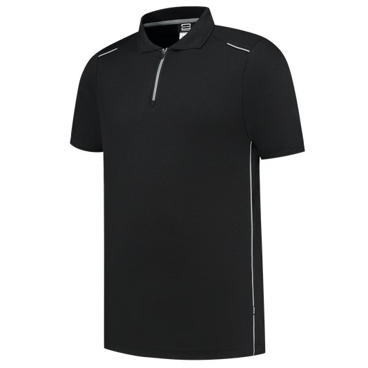 Tricorp Accent Poloshirts 202703 unisex bicolor zwart-grijs(blackgrey)