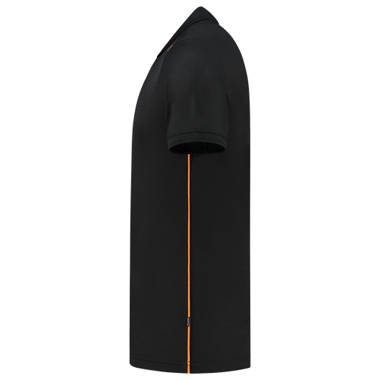 Tricorp Accent Poloshirts 202703 unisex bicolor zwart-oranje(blackorange)