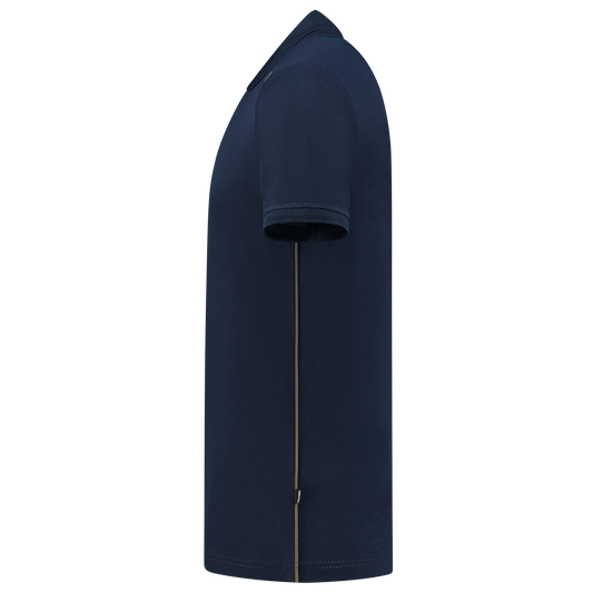 Tricorp Accent Poloshirts 202703 unisex bicolor inktblauw-legergroen(inkarmy)