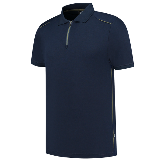 Tricorp Accent Poloshirts 202703 unisex bicolor inktblauw-legergroen(inkarmy)