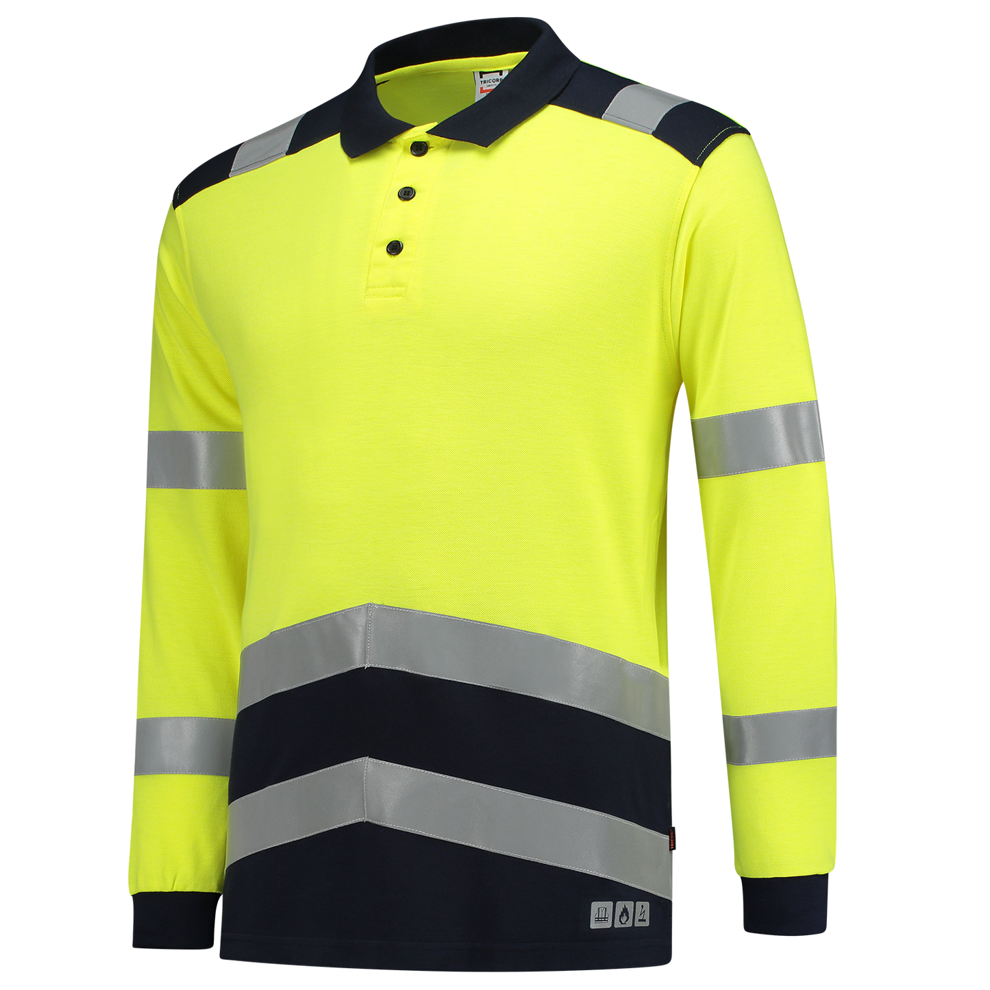 Tricorp Safety Multinorm Poloshirts 203003 Multinorm fluo geel-inktblauw(fluoryellowink)