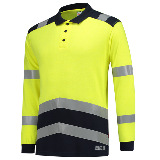 Tricorp Safety Poloshirts 203003 Multinorm fluo geel-inktblauw(fluoryellowink)