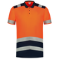 Tricorp Safety 2020 Vision;60 Graden Poloshirts 203007 HiVis fluo oranje-inktblauw(fluororangeink)