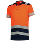 Tricorp Safety 2020 Vision;60 Graden Poloshirts 203007 HiVis fluo oranje-inktblauw(fluororangeink)