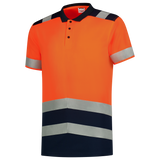 Tricorp Safety 2020 Vision;60 Graden Poloshirts 203007 HiVis fluo oranje-inktblauw(fluororangeink)