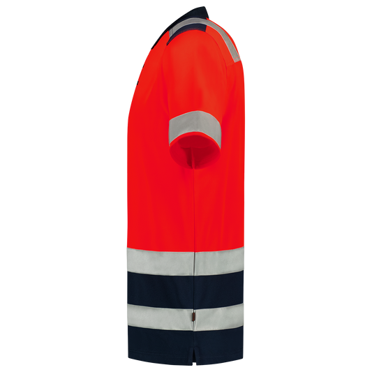 Tricorp Safety Poloshirts 203007 HiVis fluo rood-inktblauw(fluorredink)