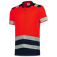Tricorp Safety Poloshirts 203007 HiVis fluo rood-inktblauw(fluorredink)