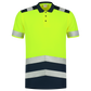 Tricorp Safety 2020 Vision;60 Graden Poloshirts 203007 HiVis fluo geel-inktblauw(fluoryellowink)