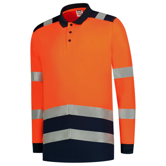 Tricorp Safety Poloshirts 203008 HiVis fluo oranje-inktblauw(fluororangeink)