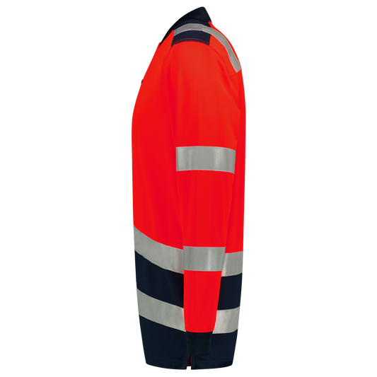 Tricorp Safety Poloshirts 203008 HiVis fluo rood-inktblauw(fluorredink)
