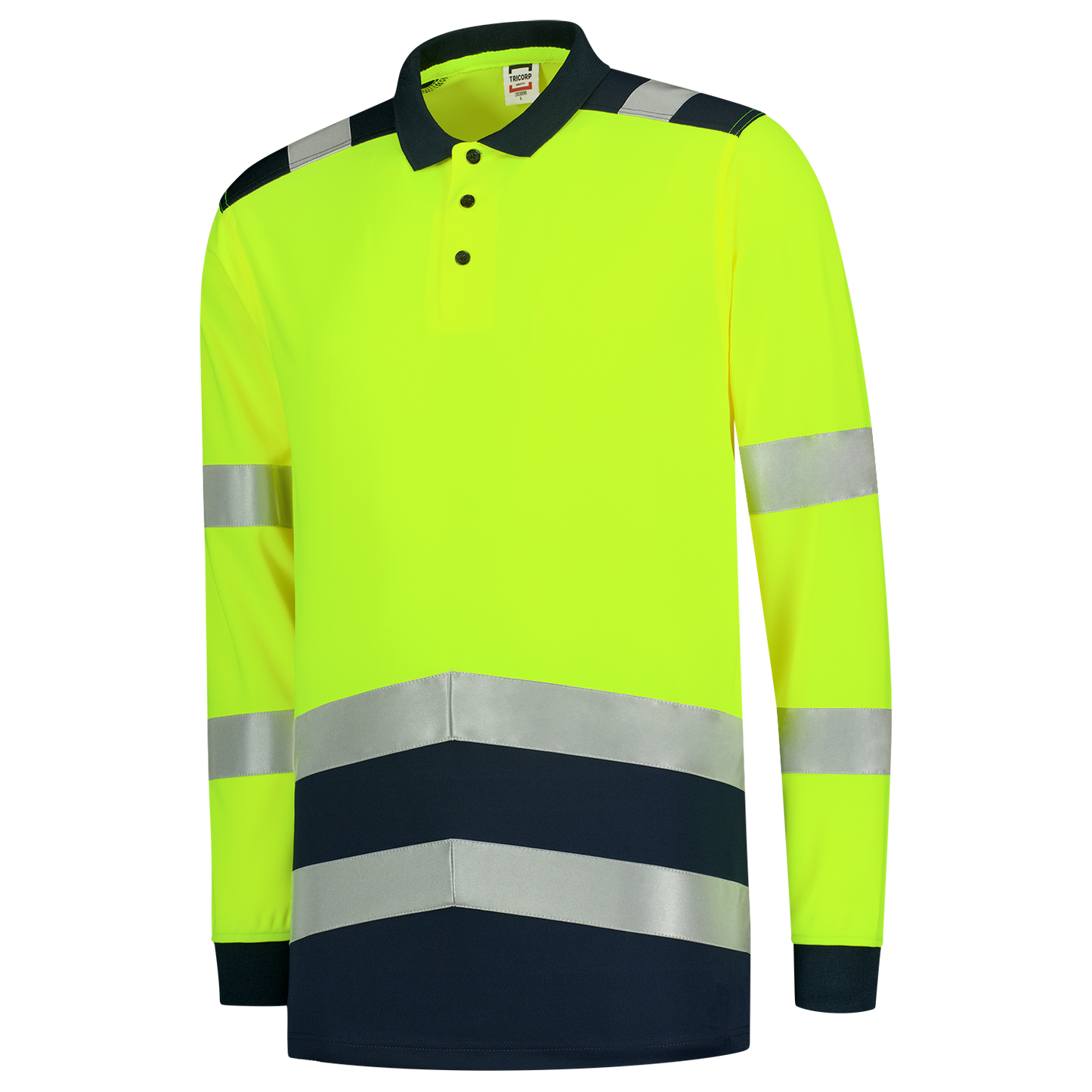 Tricorp Safety Poloshirts 203008 HiVis fluo geel-inktblauw(fluoryellowink)