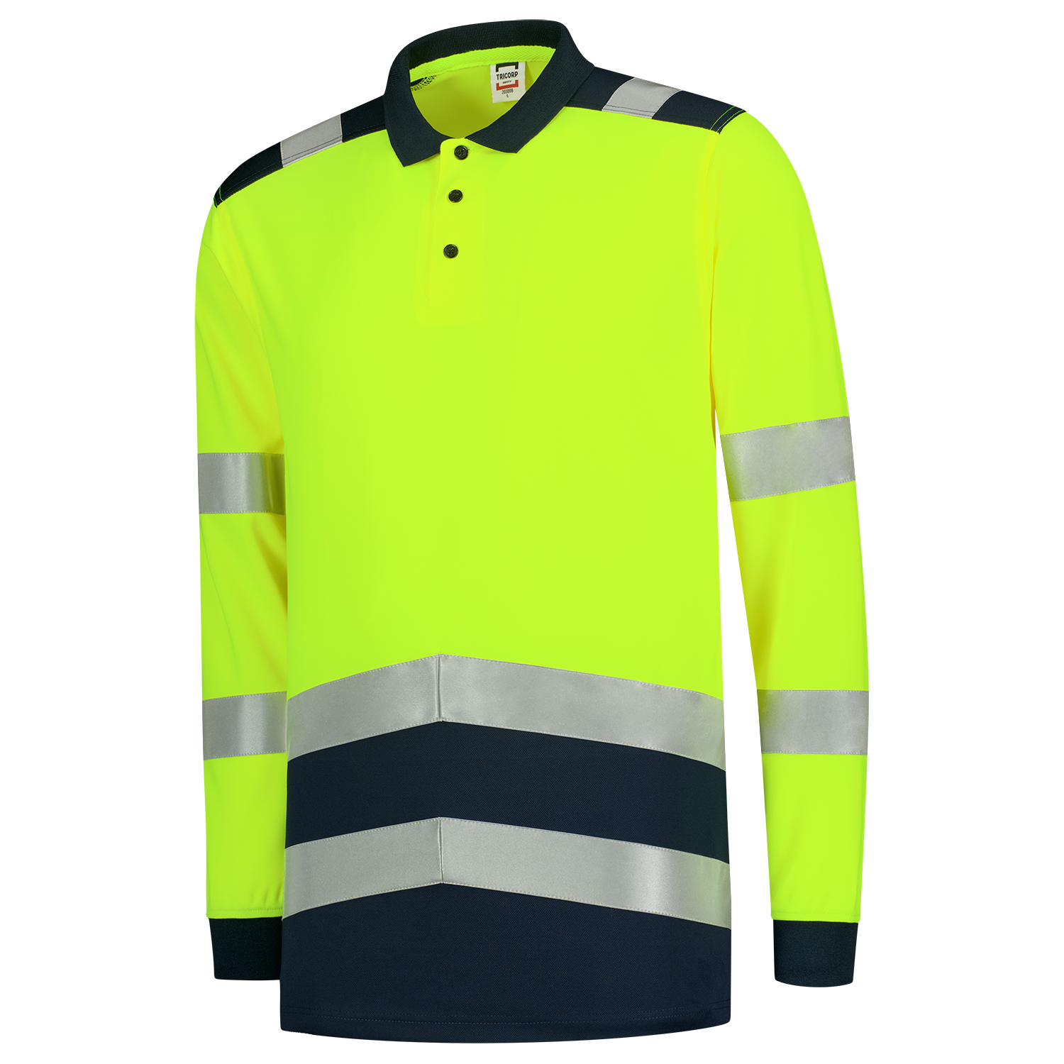 Tricorp Safety Poloshirts 203008 HiVis fluo geel-inktblauw(fluoryellowink)