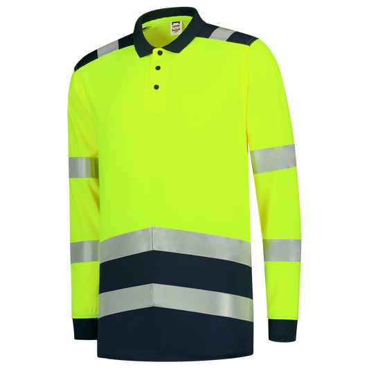 Tricorp Safety Poloshirts 203008 HiVis fluo geel-inktblauw(fluoryellowink)