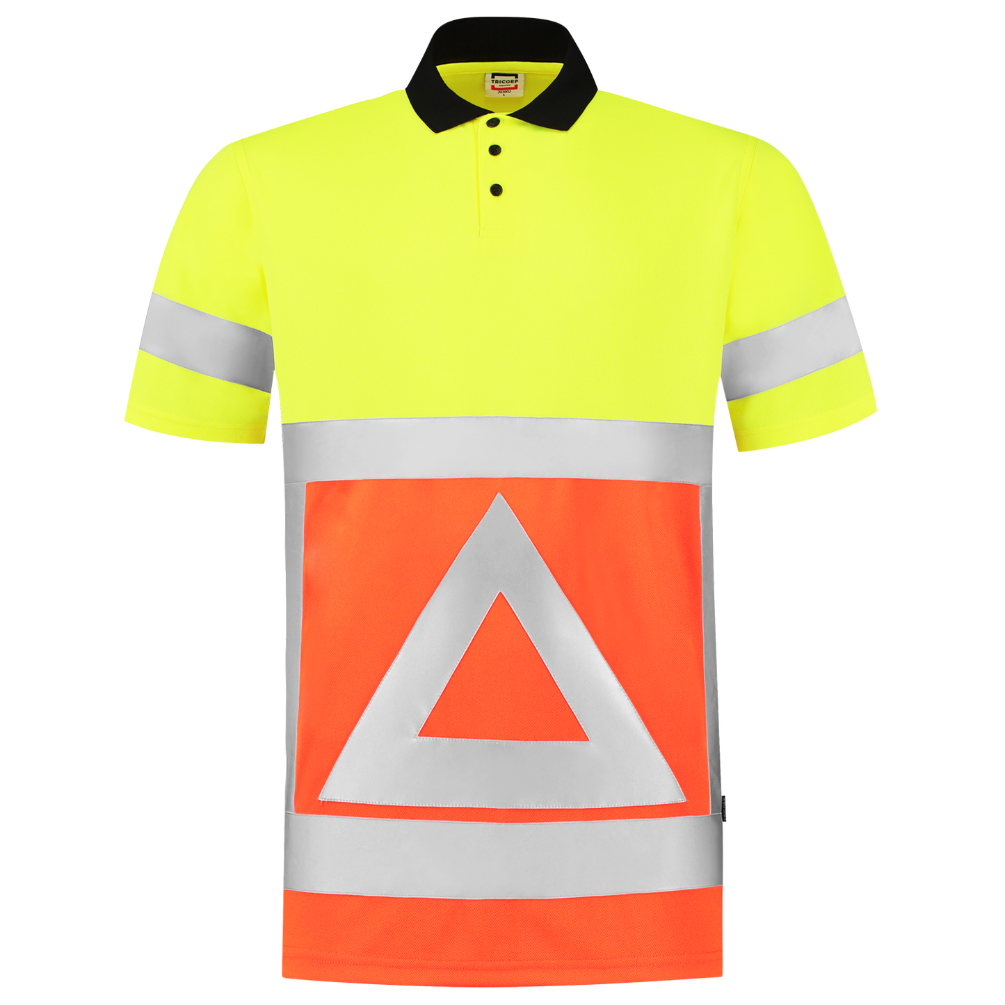 Tricorp Safety 60 Graden Poloshirts 203011 fluo oranje-geel(orangeyellow)