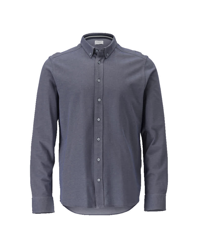 Mascot Frontline Overhemd 20304-741 stretch blauw-gemêleerd(41)