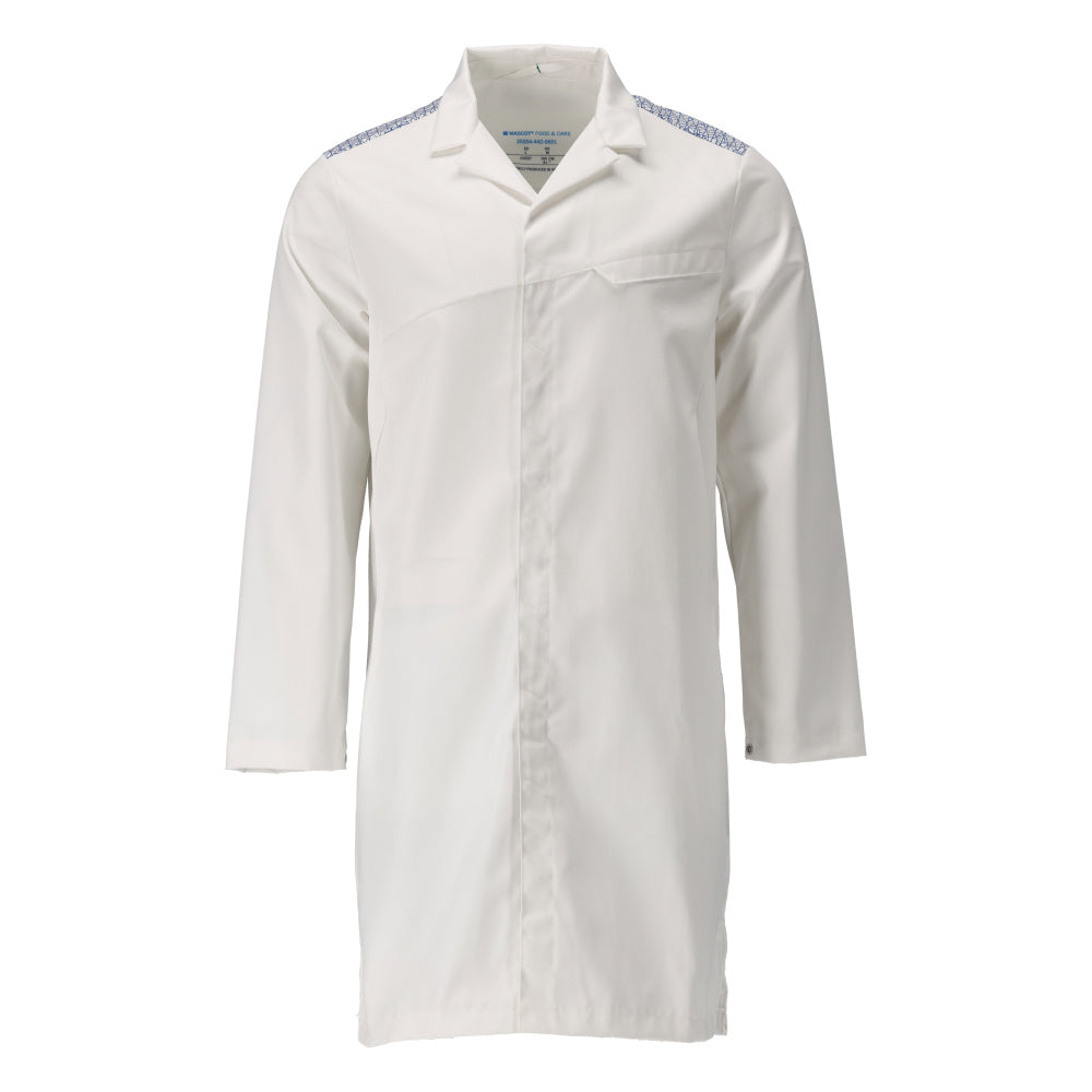 Mascot Food & care Stofjas 20354-442 wit-helder blauw(0691)